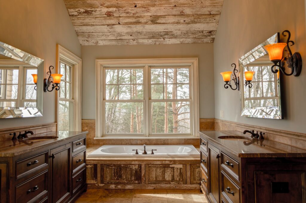 Luxury bathroom remodel in Tennessee made possible with a home improvement loan